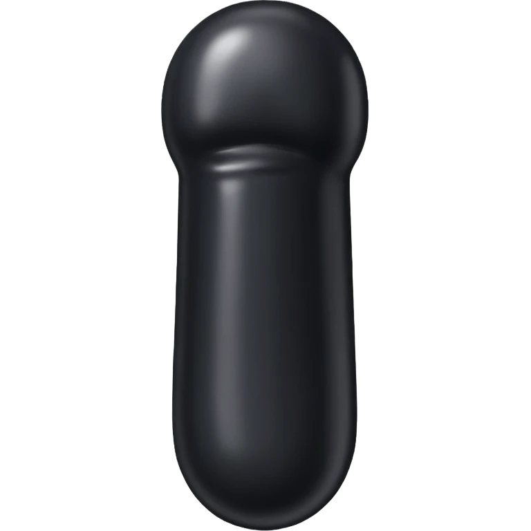 Realistic black penis emoji