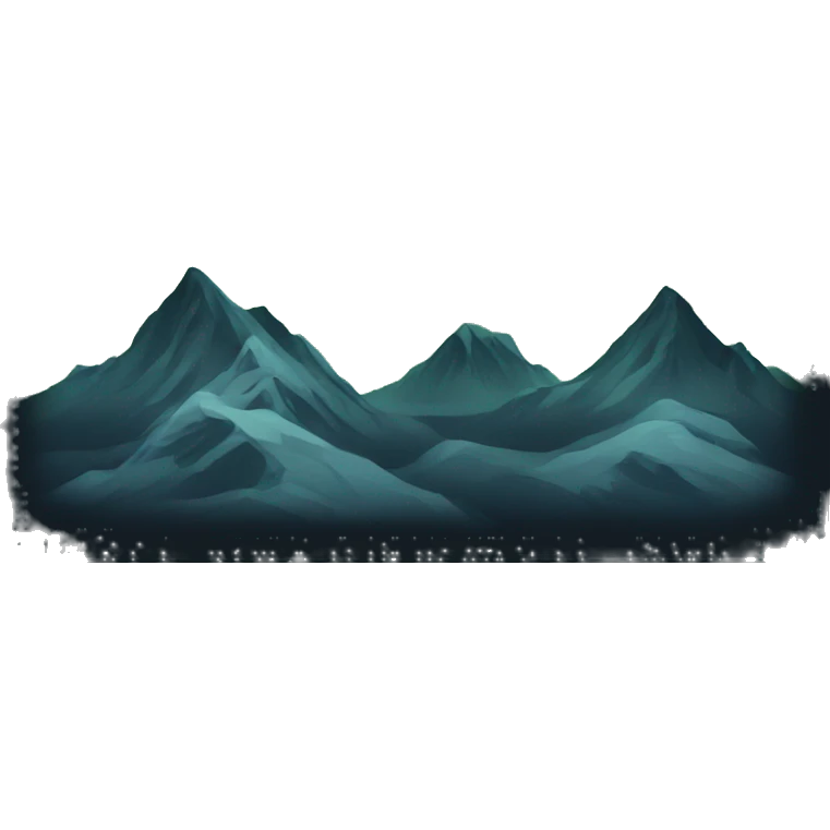 Northern Lights, black background fill emoji