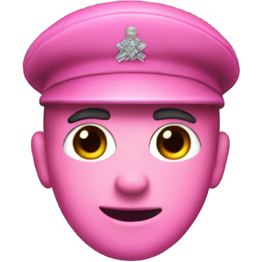 Pink soldier from squid games emoji