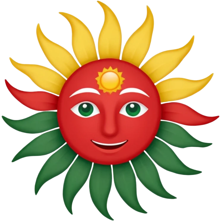 Kürdistan bayrağı  emoji