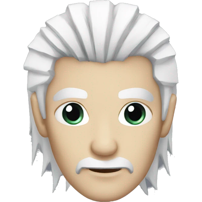 white hair vampire emoji