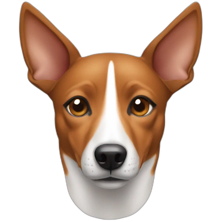 squinted basenji emoji