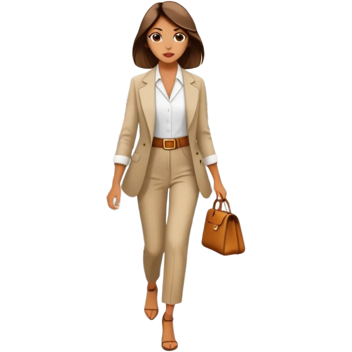 Girlboss walking into traffic  emoji