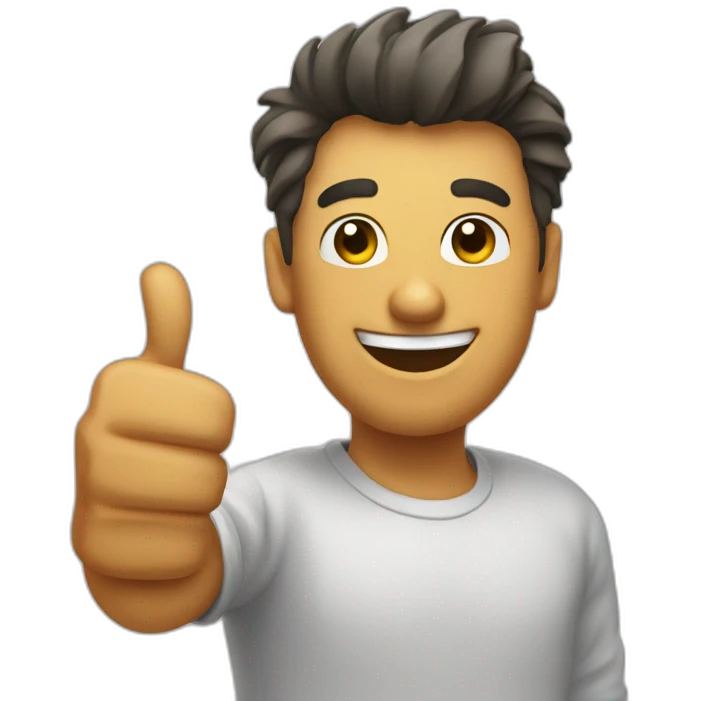gigachad thumbs up emoji