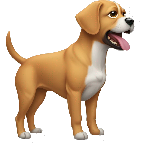 Dog muscle emoji