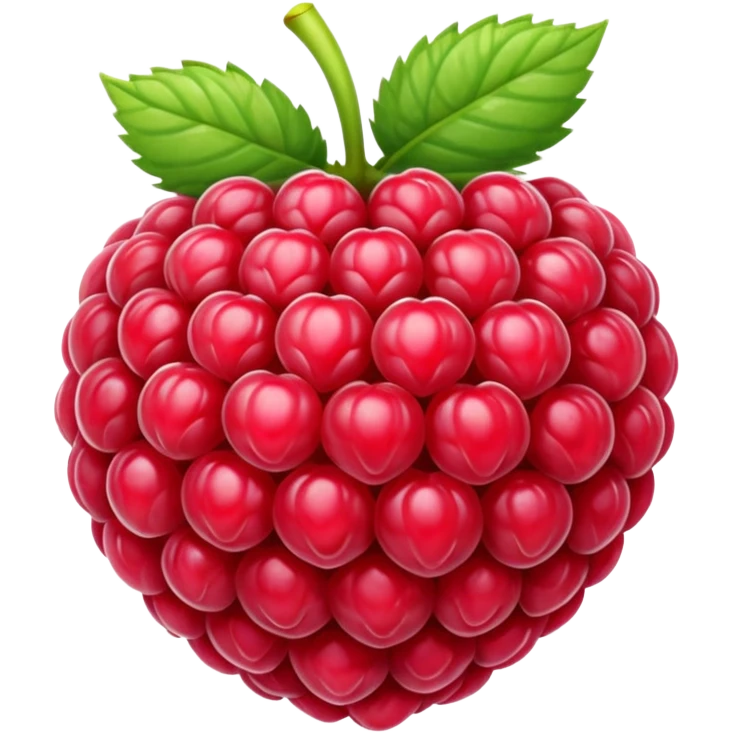 A raspberry emoji