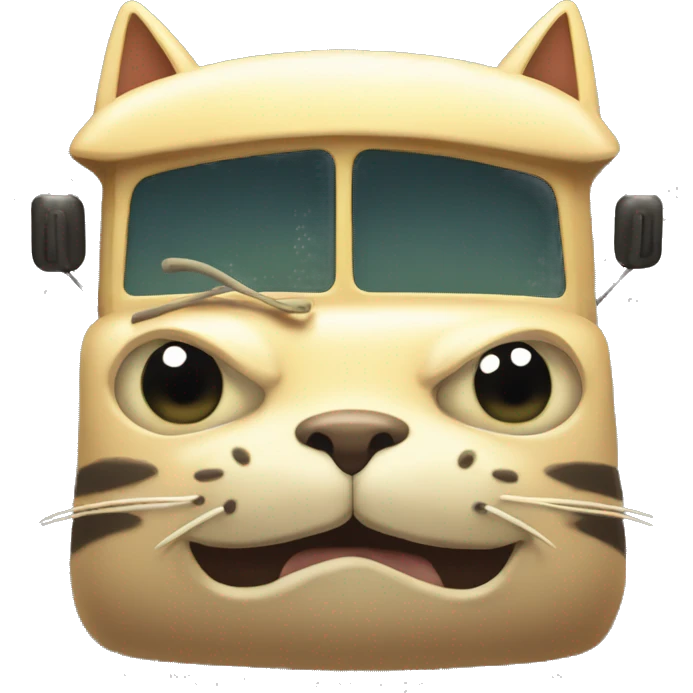 My Neighbor Totoro's Cat Bus emoji