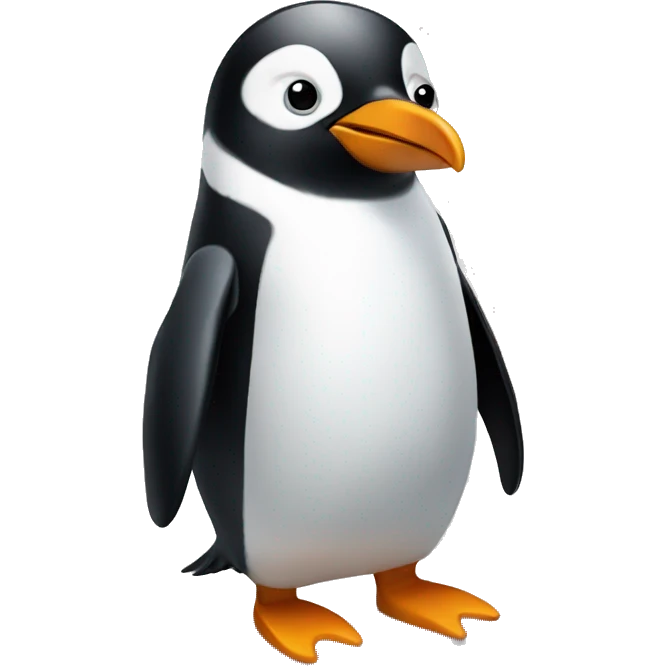 Tourist penguin emoji