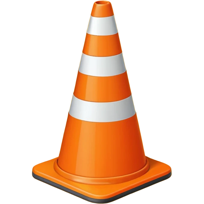 Cone emoji
