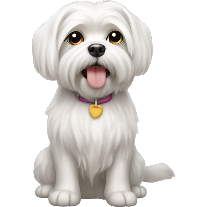 Maltese dog emoji