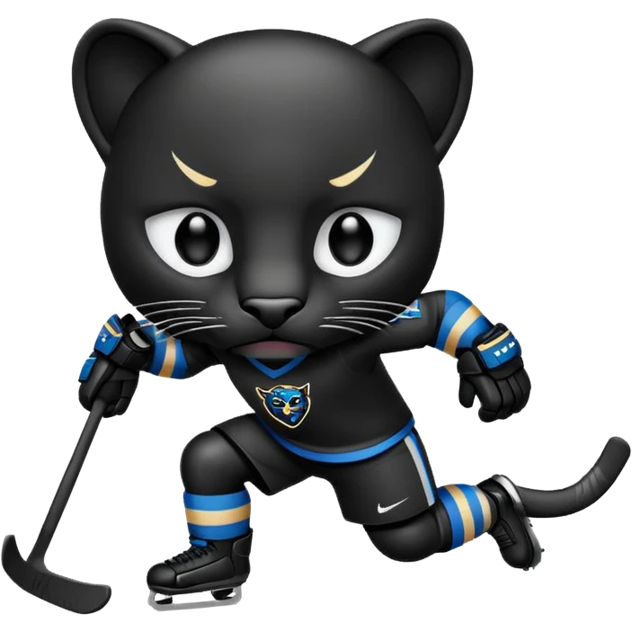 Panther hockey emoji emoji