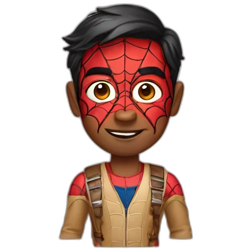 indian spiderman emoji