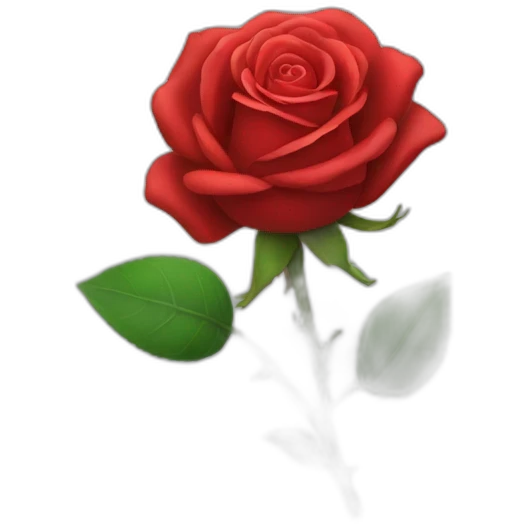 red rose emoji