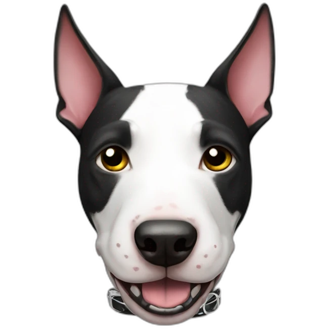 Punk bull terrier emoji