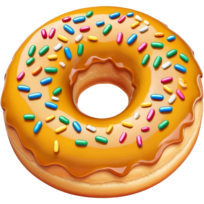 Eat a donut emoji