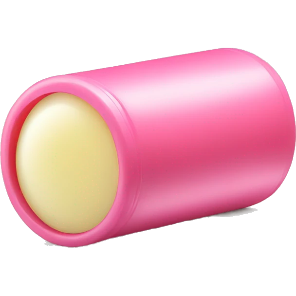 lip balm with label emoji