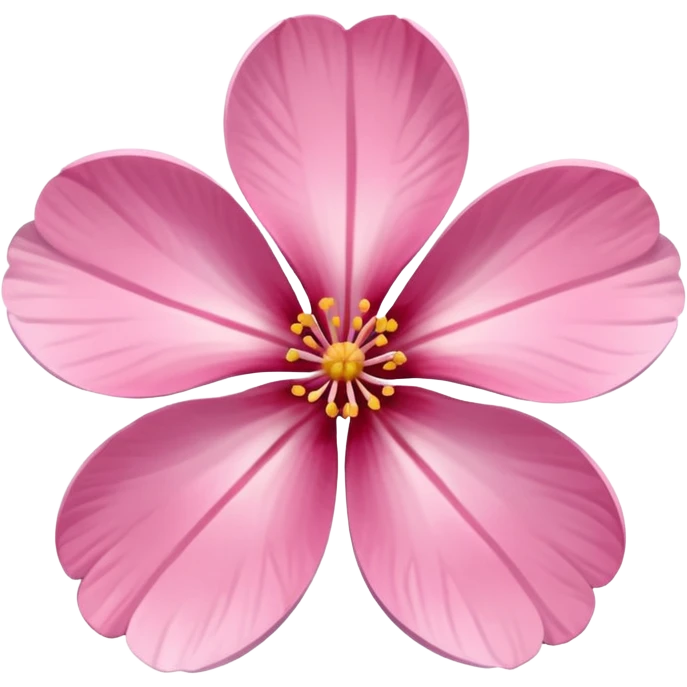 a perfect pink sakura flower emoji