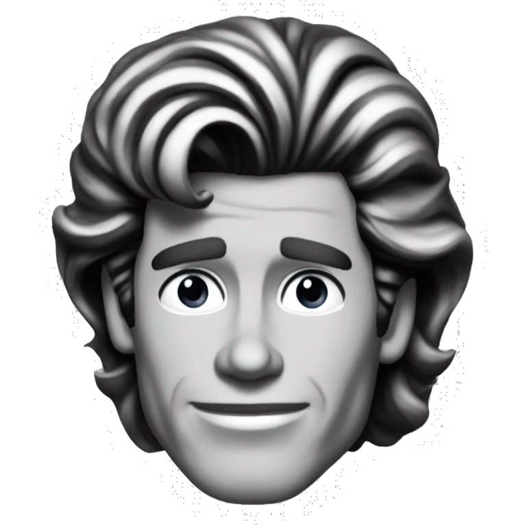 Jeff conaway grease with hair curled on forehead  emoji