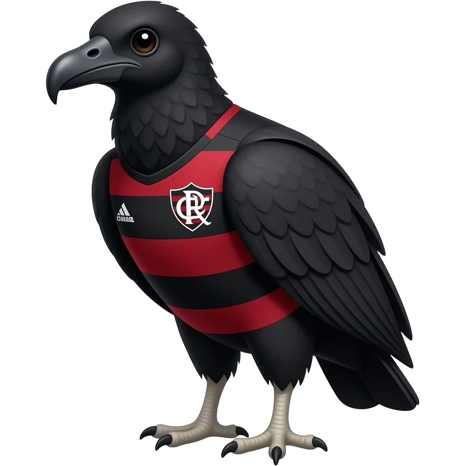 Urubu  preto do time do Flamengo emoji