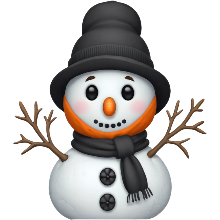 snowman with outfits  emoji
