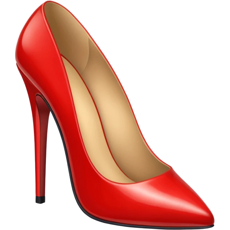 red sexy high heel emoji