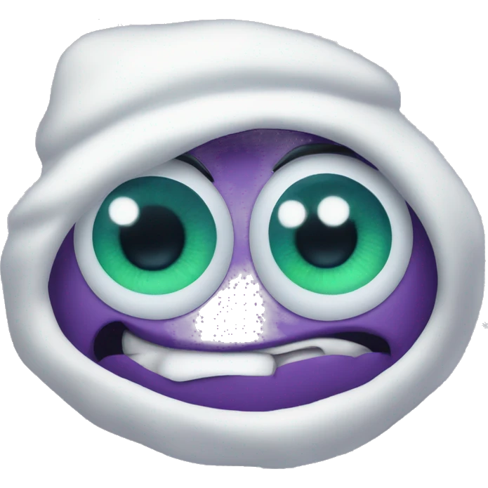 Monsters Inc christmas mood one eye  emoji