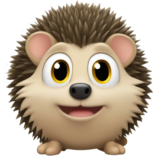 Hedgehog saying Haha yes  emoji