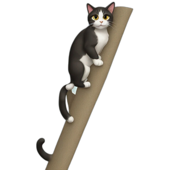 cat climb emoji