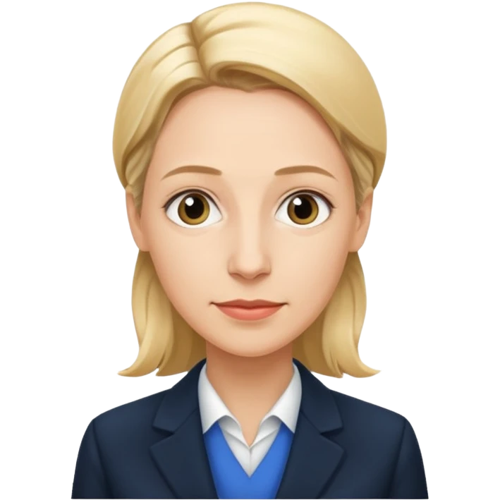 German politician Alice Weidel in a super realistic style emoji