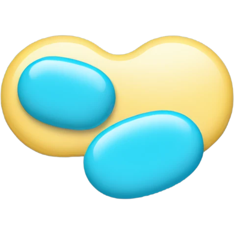 light blue pill emoji