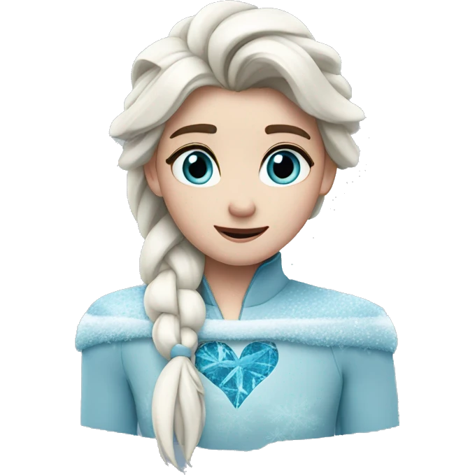frozen break heart  emoji