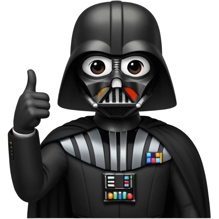 Darth Vader thumb up emoji   emoji