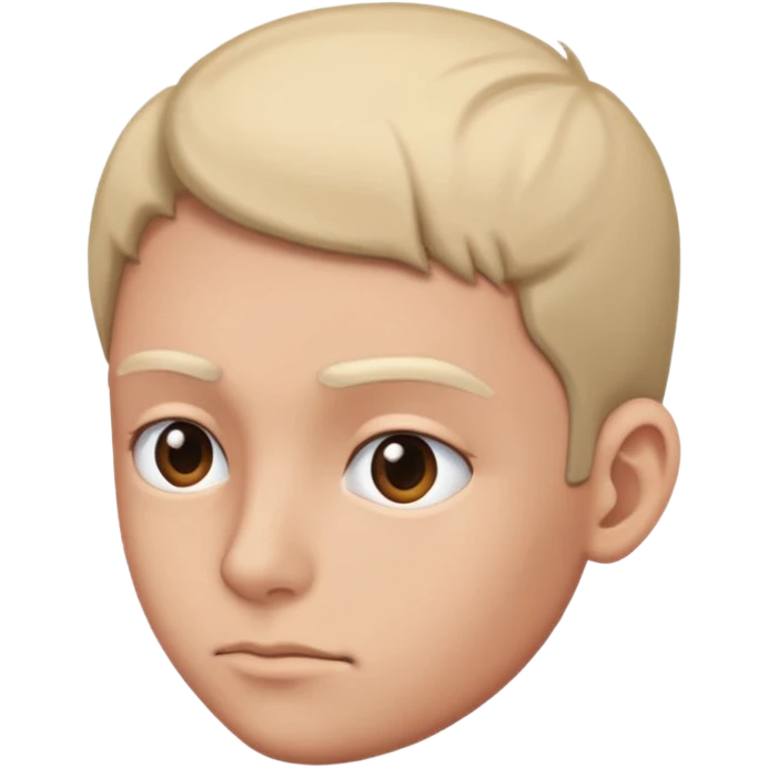 head turned and looking to the side with judgement emoji