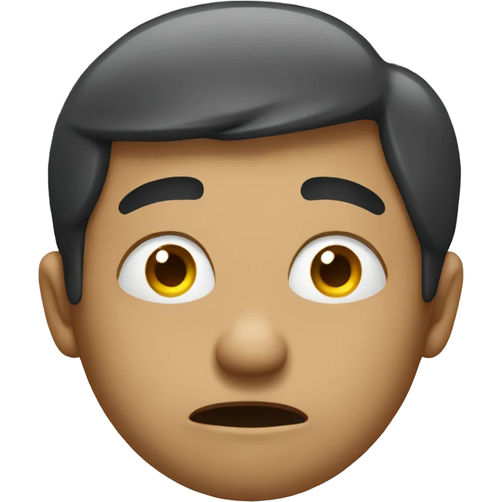 A confused emoji emoji