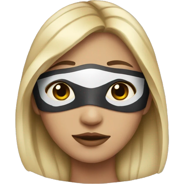 girl with mask on emoji