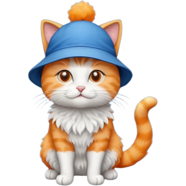 Cat That have hat MOON emoji