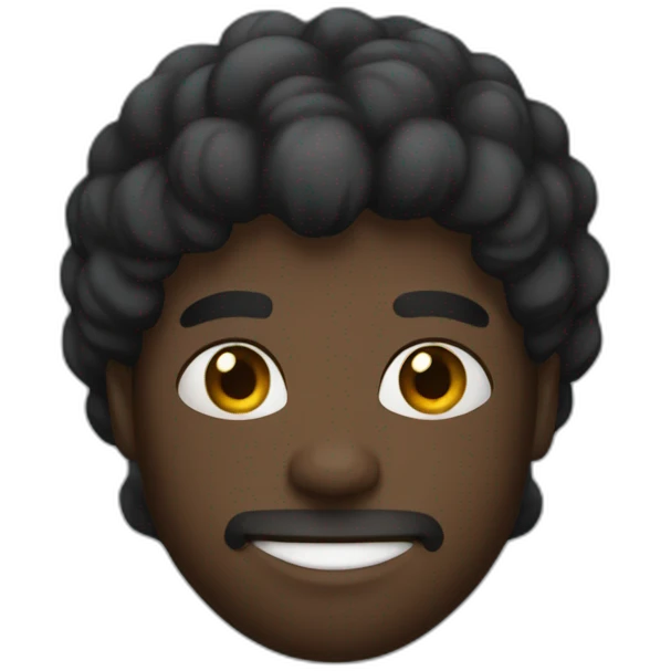 black guy with full metal arms emoji