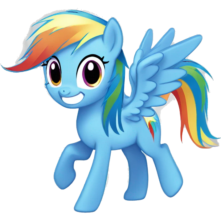 Rainbow dash emoji
