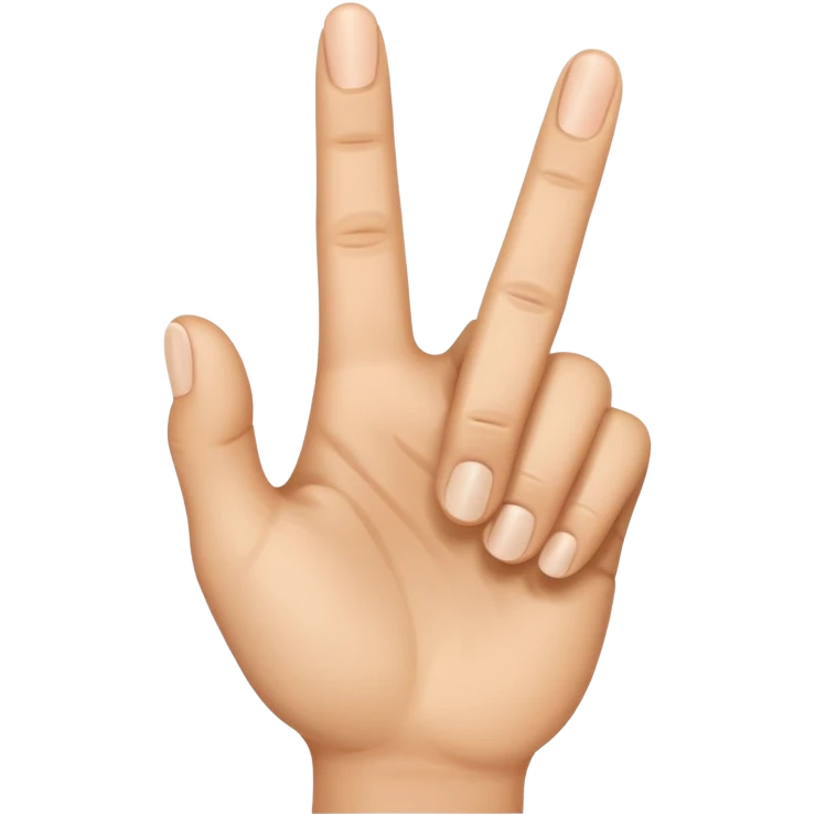 Middle finger  emoji