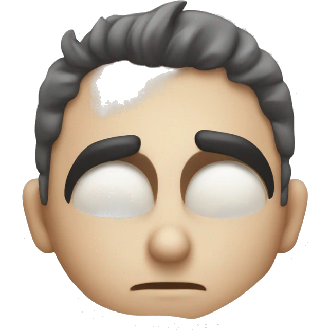 hand over eyebrows searching for something straight ahead in the distance  emoji