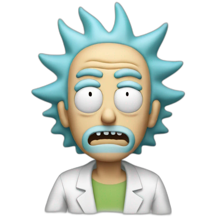 rick and morty rick emoji