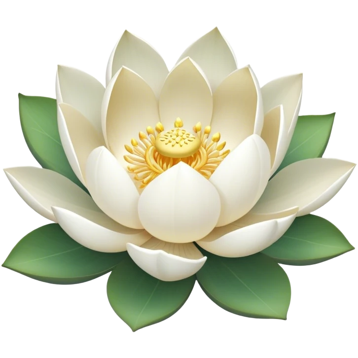 White lotus blossom emoji