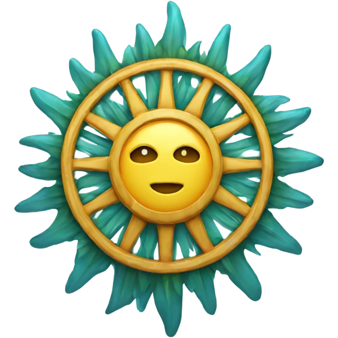 Sunwheel emoji