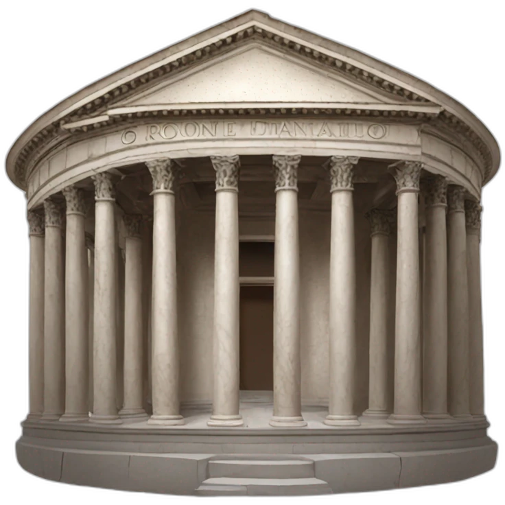 Rome pantheon emoji