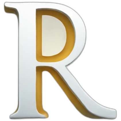 r letter modern emoji