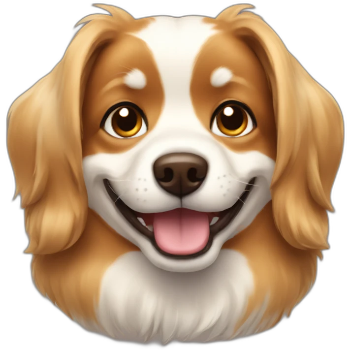 Papilion dog smile emoji