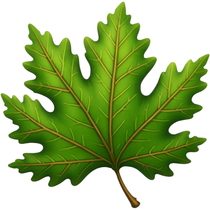 oak leaf emoji