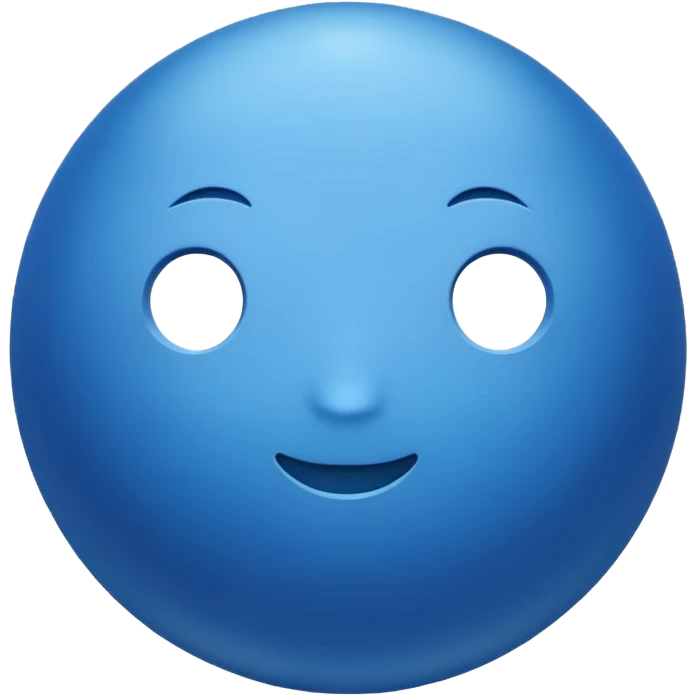 blue emoji