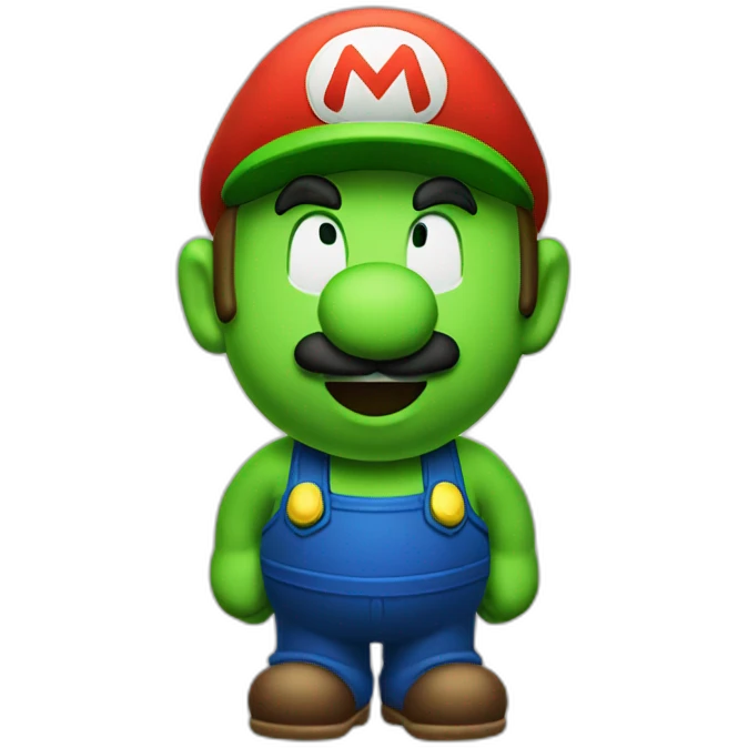 im-a-sorry-green-mario emoji