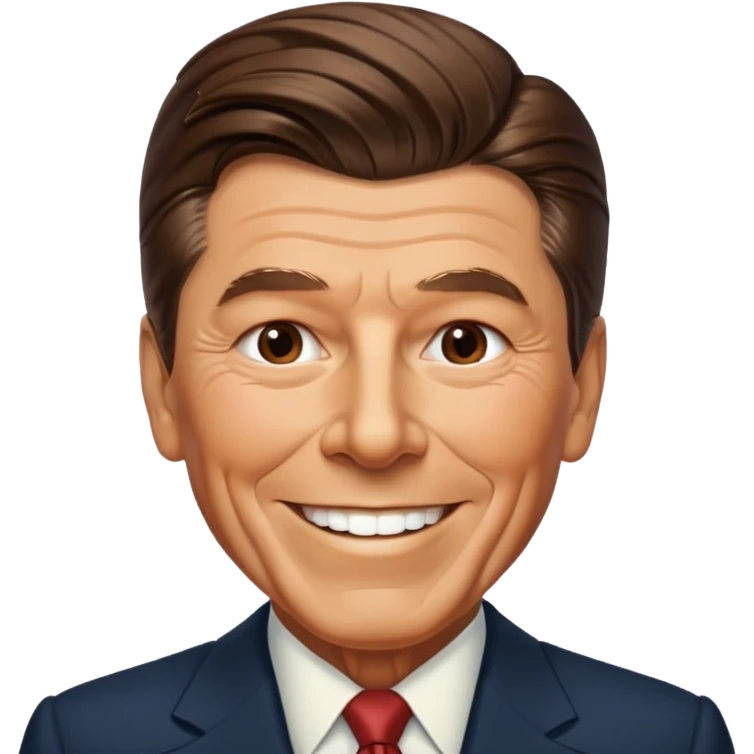 Ronald Reagan president emoji